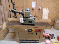 SCM T120L spindle moulder, serial no. KF 160784 with Bursgreen BLG-8 feeder, ref: 39179 with