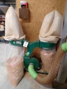 Twin bag dust extraction system