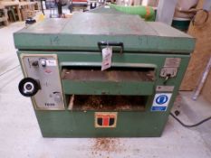 Wadkin T630 thicknesser, serial no. 88650 PoWRA: A ‘point of work’ risk assessment must be