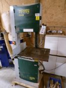 Record Power BS400 16" bandsaw, serial no. 16061621002 PoWRA: A ‘point of work’ risk assessment must