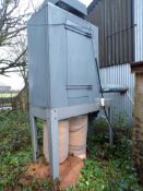 P&J PJ2-8-H-AS-3-3-E-V2 twin bag dust extractor, serial no. 112126 (2018)