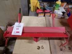 Clarke Strong-Arm 24" manual metal folder, model CMF24B