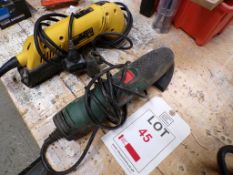 Dewalt and Bosch sanders, 240v