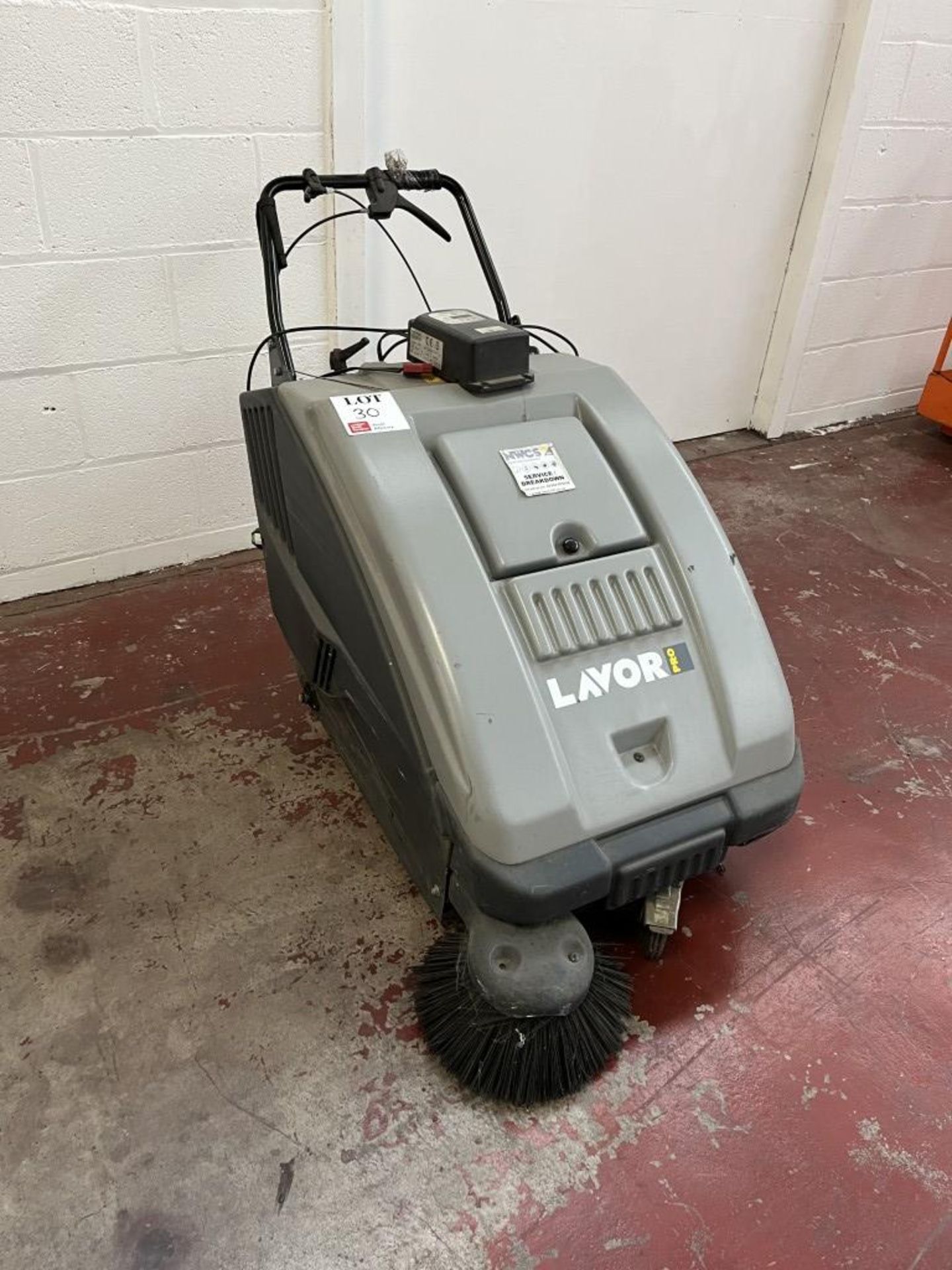 Lavor-Pro SWL700ET walk behind battery operated floor sweeper (2018)