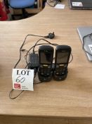 2 - Zebra MC2180 scanners, with docking stations