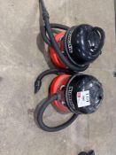 Two numatic vacuum hoovers