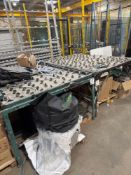 Two roller topped lay up tables