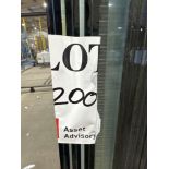 Three 12.8mm lami acoustic clear glass