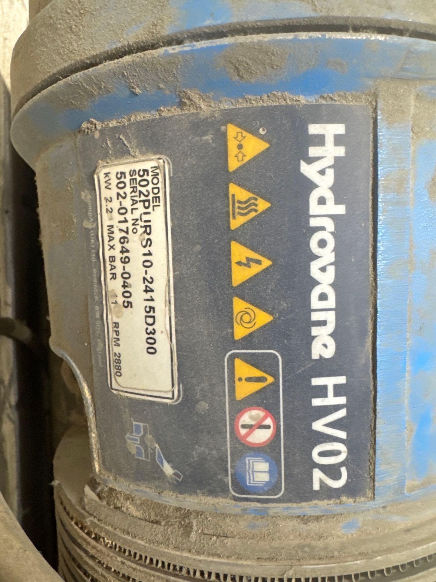Hydrovane HV02 502PURSIOO-24150300 Air compressor - Image 2 of 3