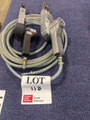 Two 20mm air belt sanders