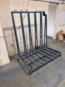 Single sided steel glass stillage