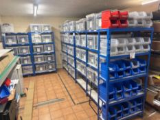 Contents of seven racks