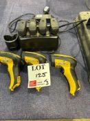 Datalogic Power Scan PM9501 threewireless handheld scanners