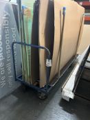 Steel frame mobile trolley