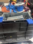 Four boxes of assorted tools