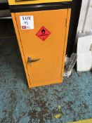 Steel frame lockable chemical store unit