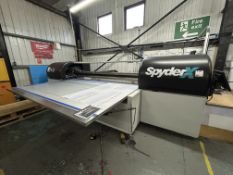 Inca Spyder X UV flatbed wide format digital printer (2019)