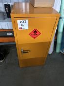 Steel frame lockable chemical store unit