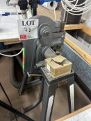 Steel frame tripod and eyelit press