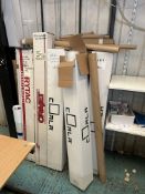 Quantity of various vinyl material (as lotted)