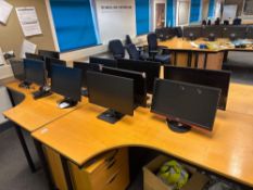 Thirteen assorted TFT monitors as lotted