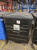 Taylor 1100L commercial waste bin complete with lifting lugs