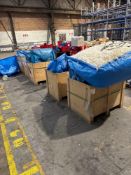 Five packing parachute dispensers