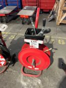 Manual pallet banding trolley