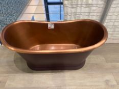 Aurelia Antique Copper freestanding bath