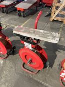 Manual pallet banding trolley