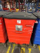 Taylor 1100L commercial waste bin complete with lifting lugs