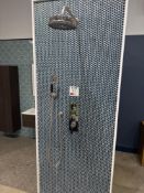 Display shower as lotted