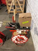 Manual pallet banding trolley