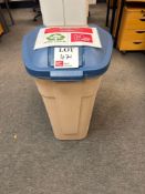 plastic waste bin