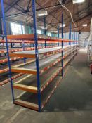 12 bays of light duty modular racking