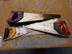 6 x various hand saws