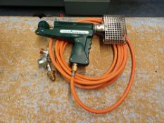 Kite packaging gas fired shrink wrap gun