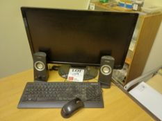 Benq LCD monitor with speakers, Canon TS3350 inkjet printer
