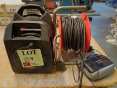 3 x various 240v extension cables and Energiser universal battery charger