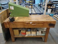 Pneumatic bench mounted cropper