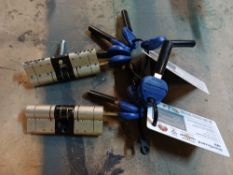 2 x Iron Guard security locks with 5 keys each