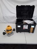 Dewalt DVCW600 Palm router with carry case