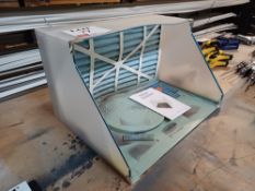 Sparmax SB-88 bench top spray booth with 240v extractor