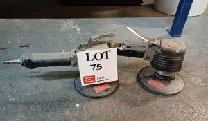 2 x GATX pneumatic palm sanders