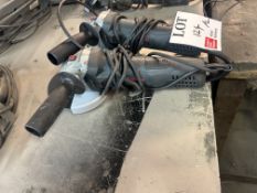 Two Bosch GWS 7-115 Prof 240v angle grinders