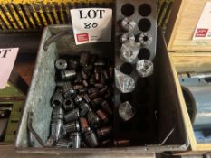 Various machine collets, as lotted