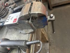 Unbranded bench mounted vice (blue), 4