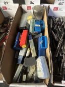Contents of box to include various CNC machine cutting tools, as lotted