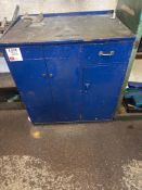 Wooden storge unit - as lotted