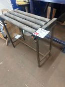 Small roll top table, apx 340 x 670 x 690mm